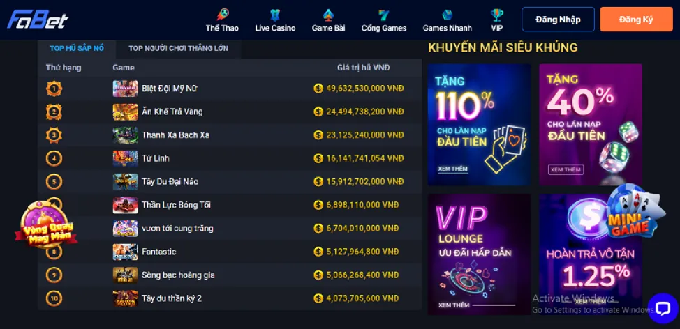 Chương trình VIP f66 app